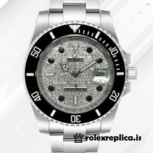 Rolex Yacht-Master 116695 Rolex Calibre 2813 Men's Diamond Paved Dial Automatic